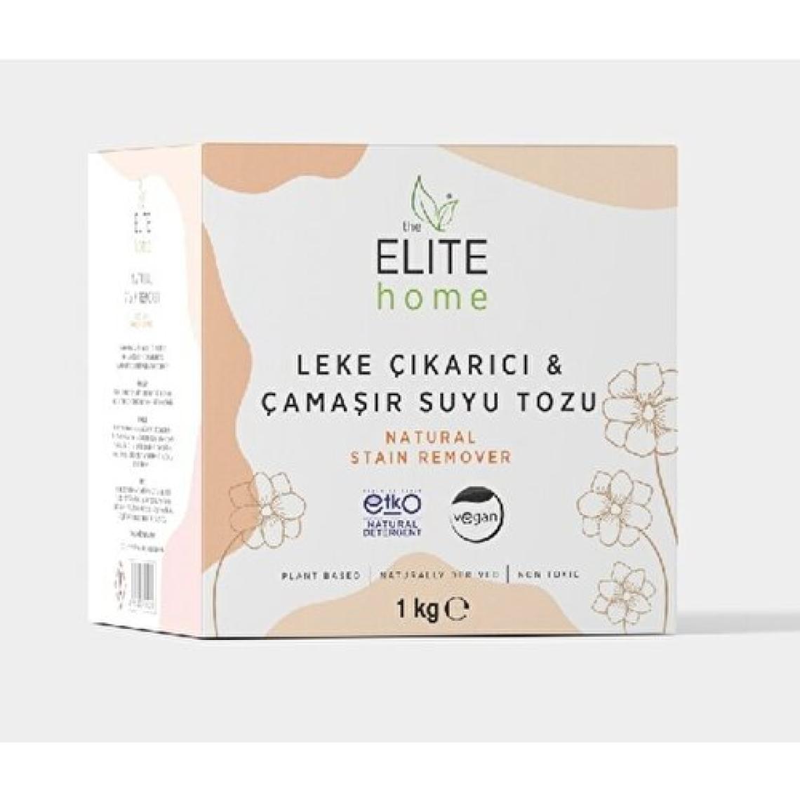 The Elite Home Doğal ve Vegan Sertifikalı Leke Çıkarıcı ve Çamaşır Suyu Tozu
