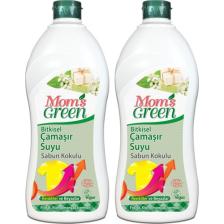 2'li Set Mom's Green Bitkisel Çamaşır Suyu Sabun Kokulu