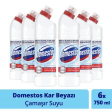 Yoğun Kıvamlı Çamaşır Suyu Kar Beyazı Maksimum Hijyen 750 ml 6 Adet