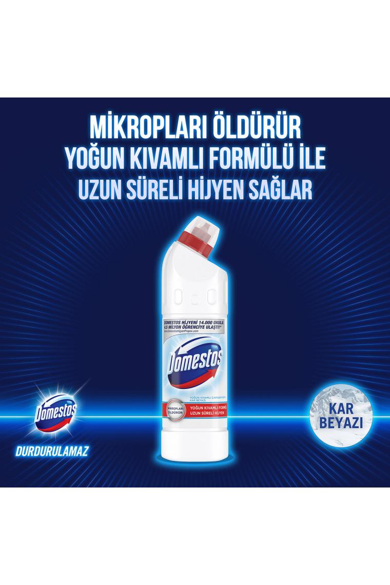 Yoğun Kıvamlı Çamaşır Suyu Kar Beyazı Maksimum Hijyen 750 ml 6 Adet