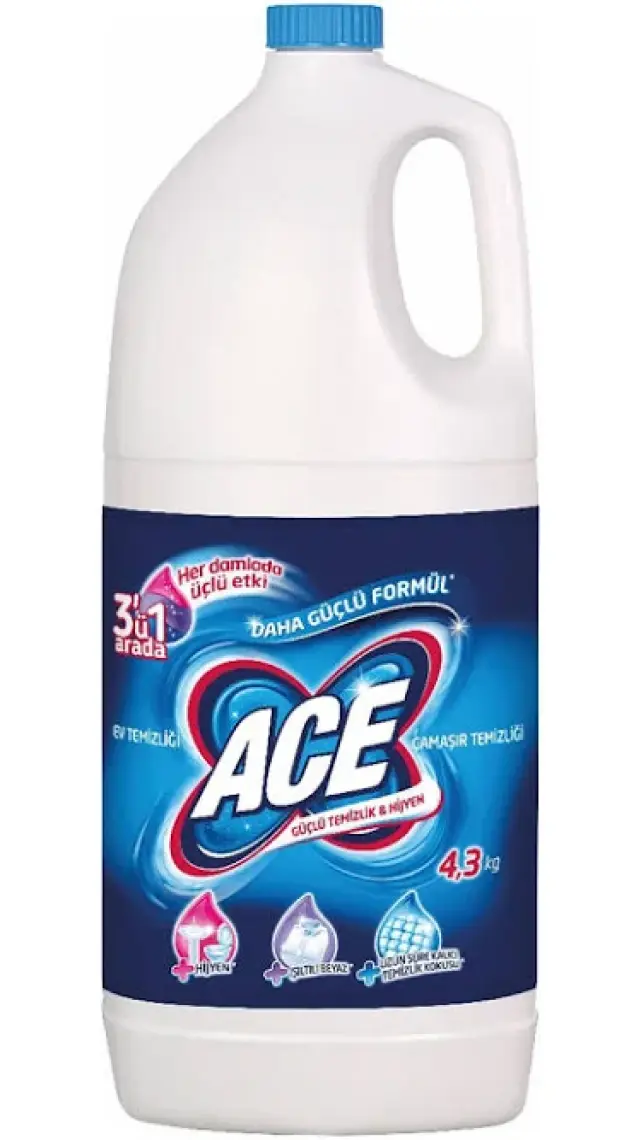 Ace Çamaşır Suyu Ekstra Hijyen 4 lt