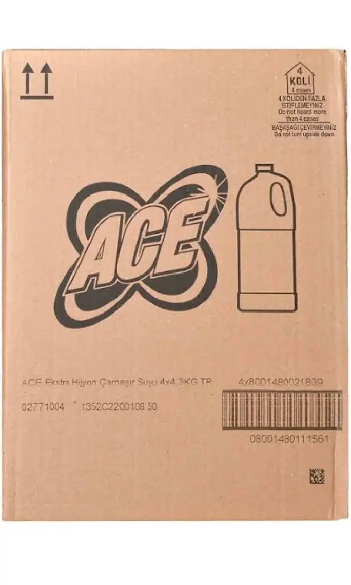 Ace Çamaşır Suyu Ekstra Hijyen 4 lt