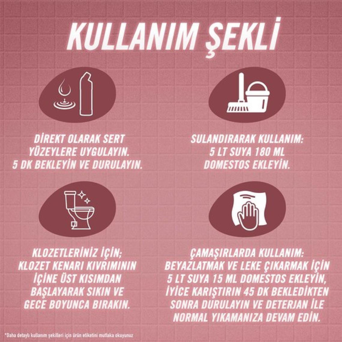 Domestos Çamaşır Suyu Beyaz Sabun Ferahlığı 750 ml