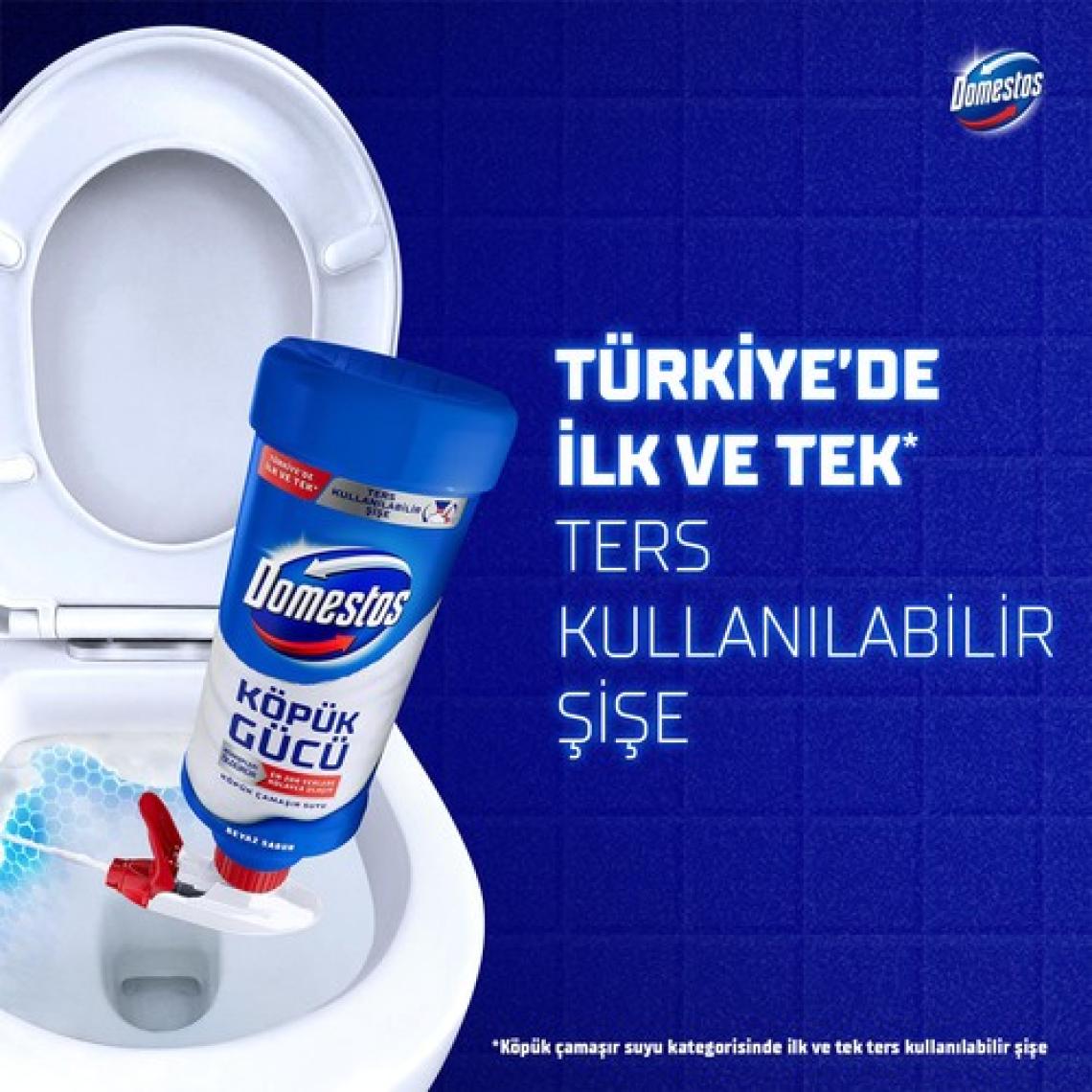 Domestos Köpük Gücü Köpük Çamaşır Suyu Beyaz Sabun 450 ml
