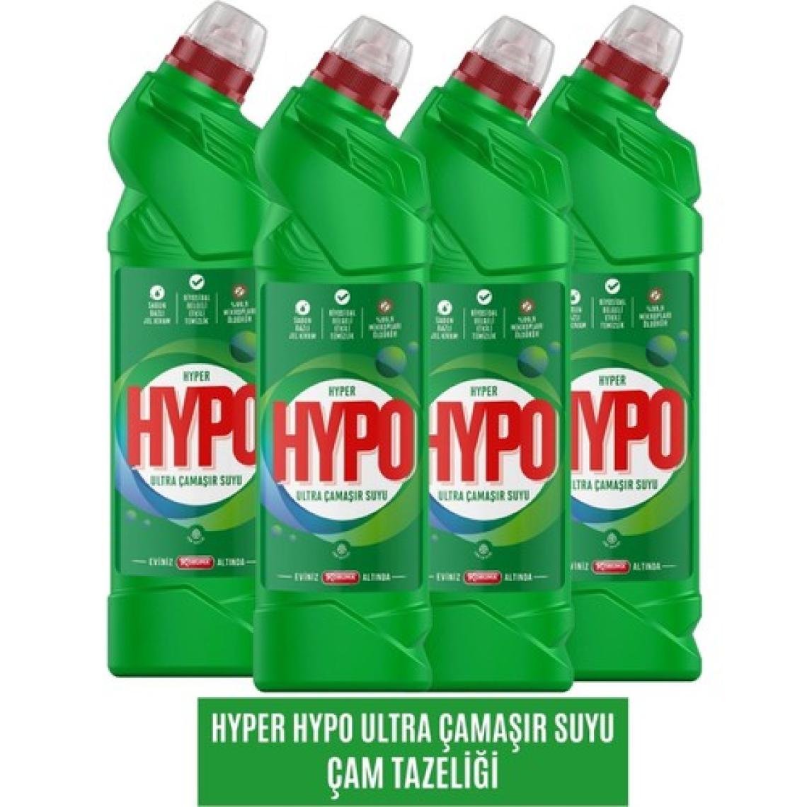 Hyper Hypo Çamaşır Suyu Çam Tazeliği 4'lü 750 gr