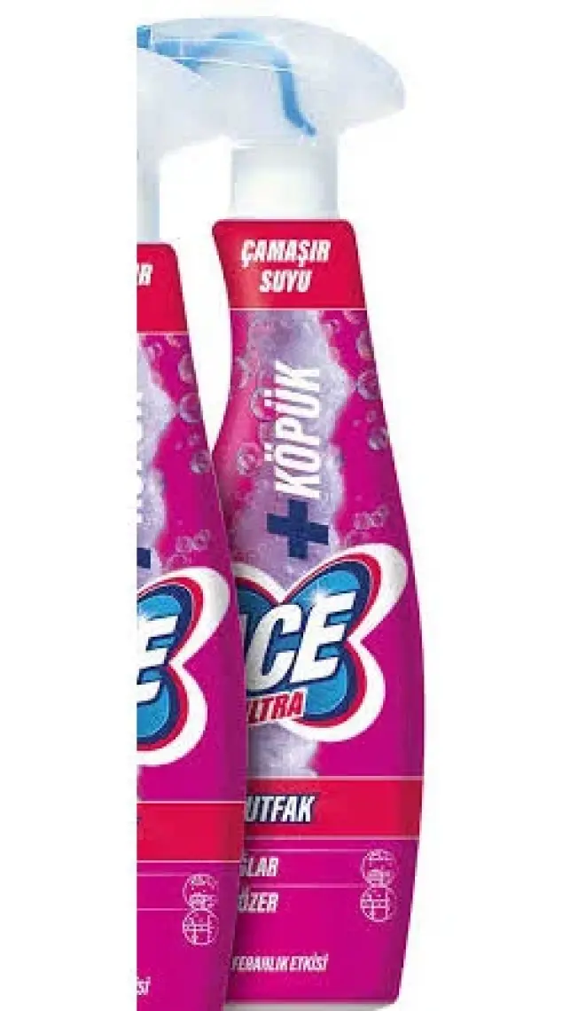 Ace Ultra Çamaşır Suyu Köpük Mutfak Ferahlık Etkisi 700 ml X 3