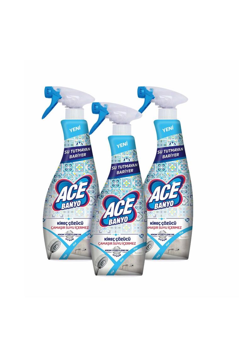 Ace Ultra Köpük Çamaşır Susuz Banyo 700Mlx3