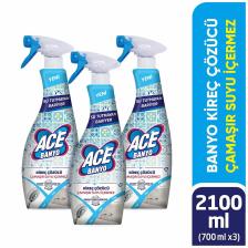 Ace Ultra Köpük Çamaşır Susuz Banyo 700Mlx3