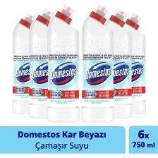 Yoğun Kıvamlı Çamaşır Suyu Kar Beyazı Maksimum Hijyen 750 ml 6 Adet