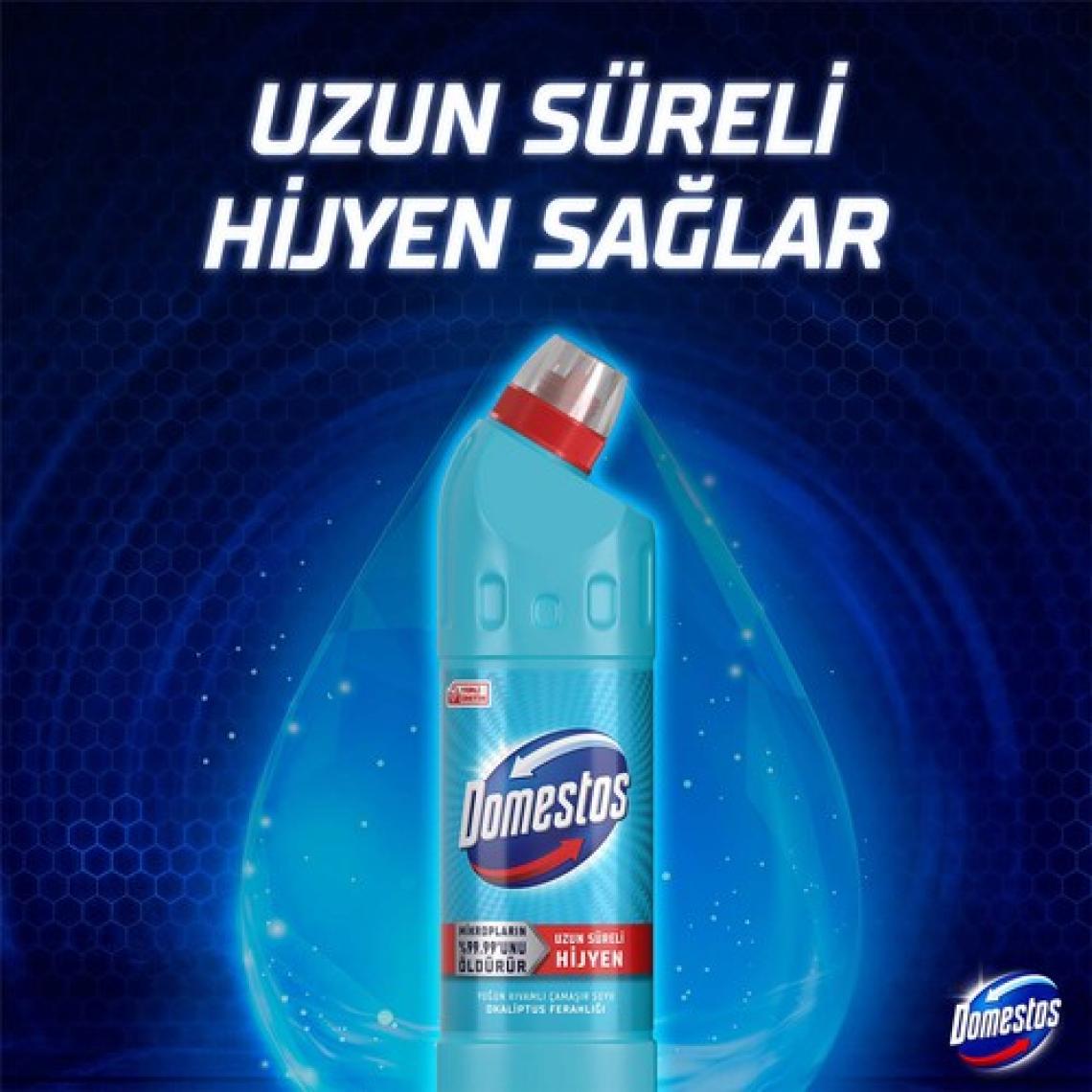 Domestos Yoğun Kıvamlı Çamaşır Suyu Okaliptüs Ferahlığı 750 ml