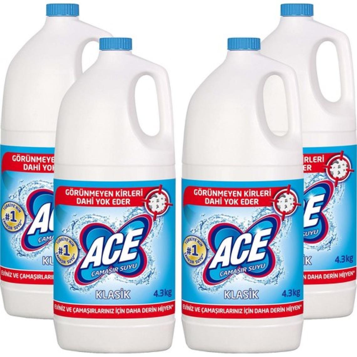 Ace çamaşır Suyu Normal 17,2 kg (4,3 kg x 4)