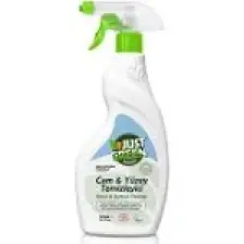 Just Green Organic Bitkisel Cam Ve Yüzey Temizleyici, %100 Bitkisel - Doğal Ve Etkili Temizlik (500 ML) - Yerli Üretim