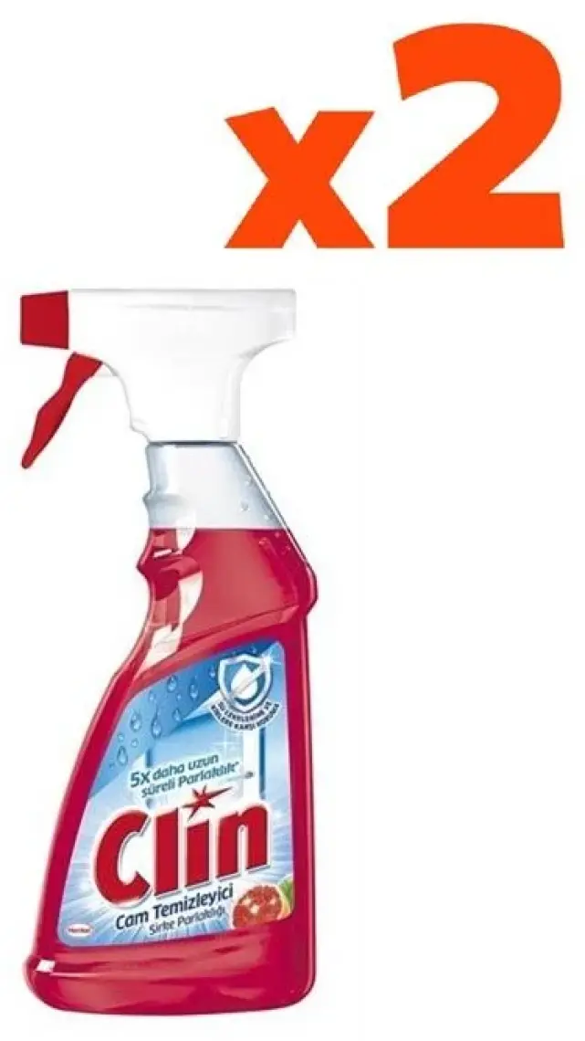 Clin Sirke Parlaklığı Cam Temizleyici Sprey 500 ml