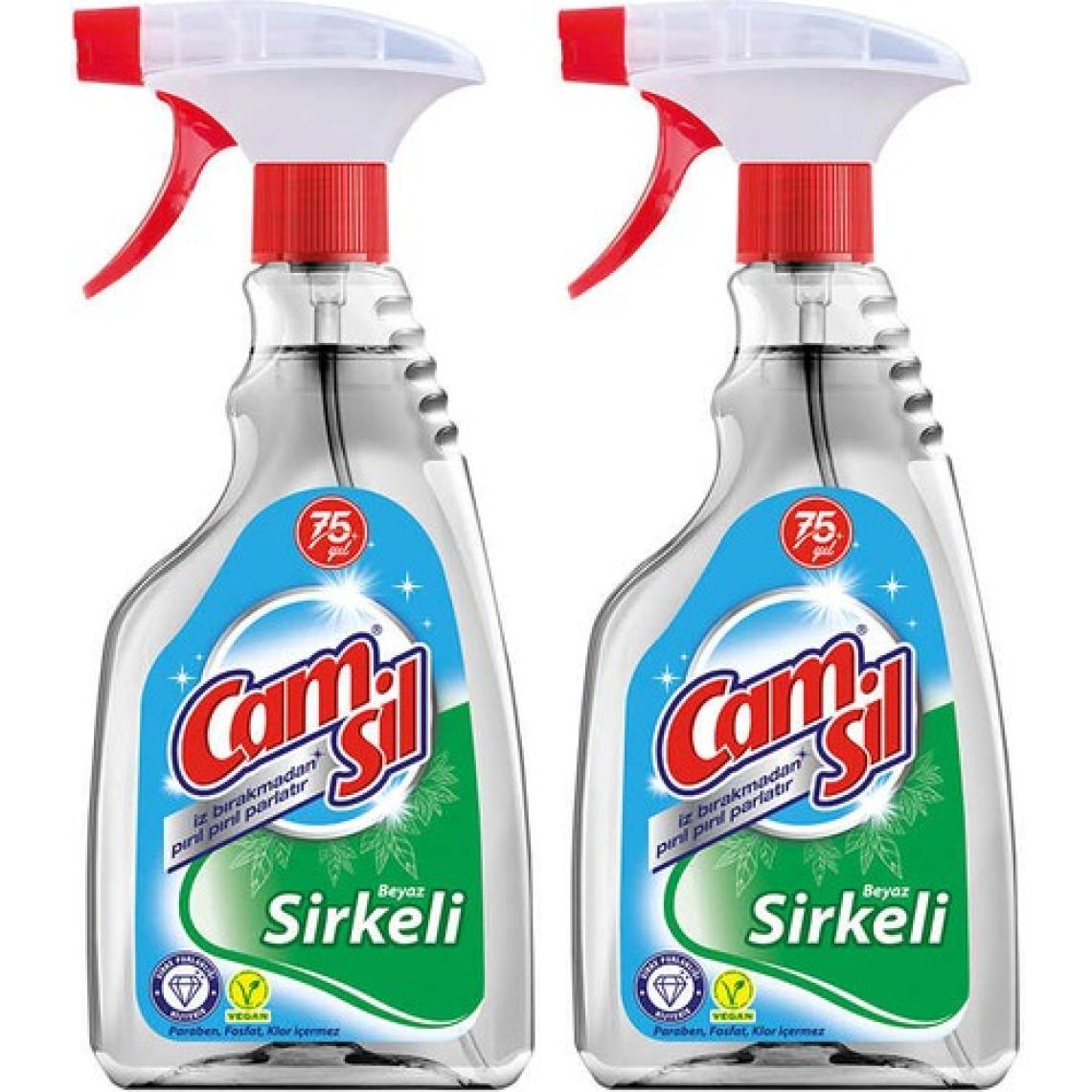 Camsil Beyaz Sirkeli 500 ml 2li