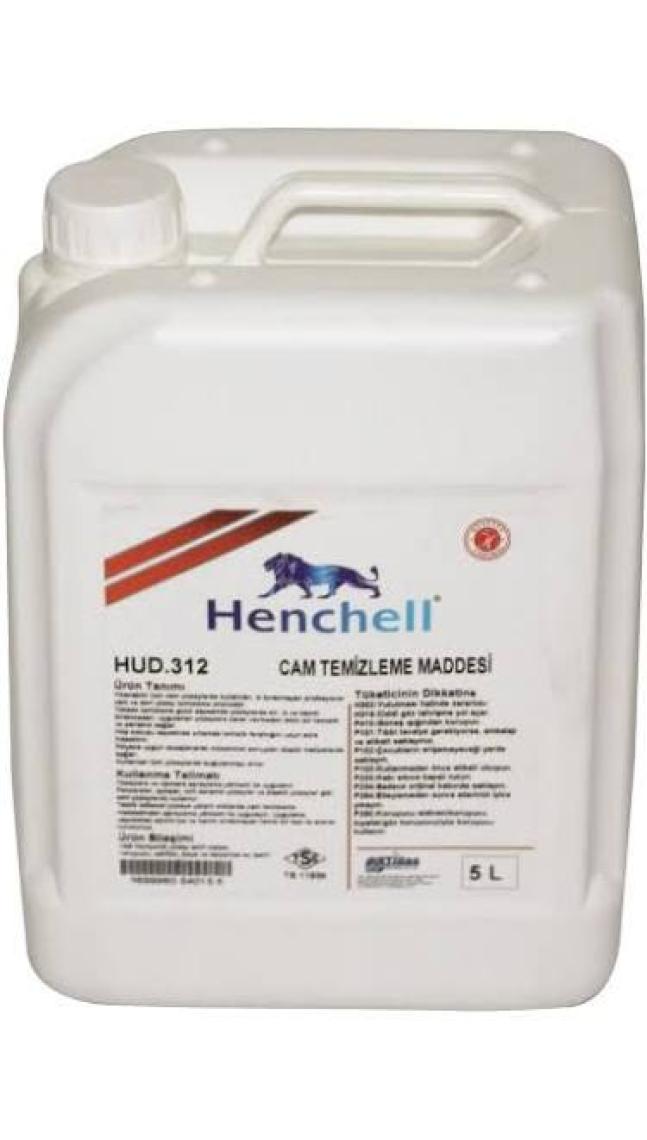 Henchell Cam Temizleme Maddesi 5 Lt
