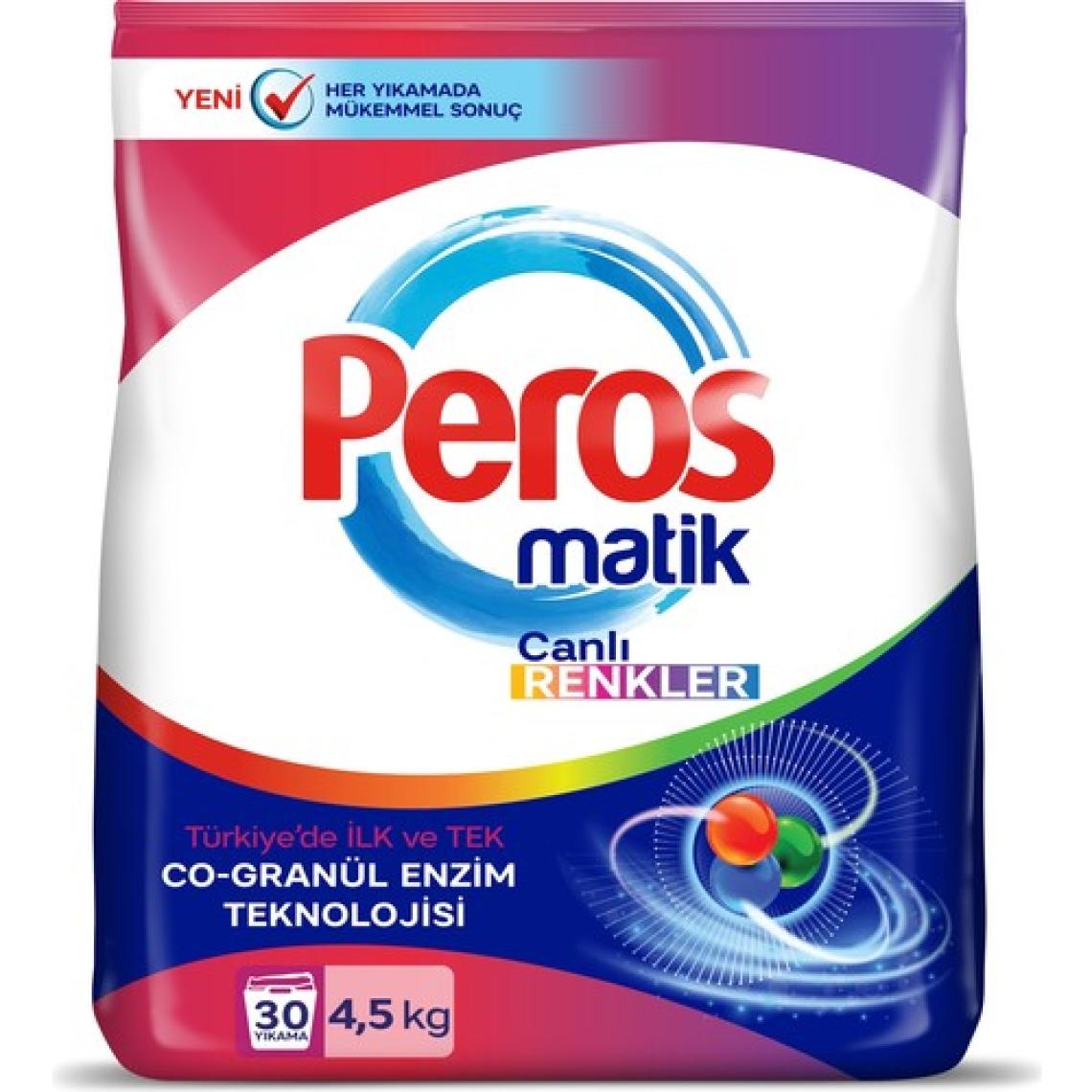 Peros Matik Canlı Renkler 4.5 kg Toz Deterjan
