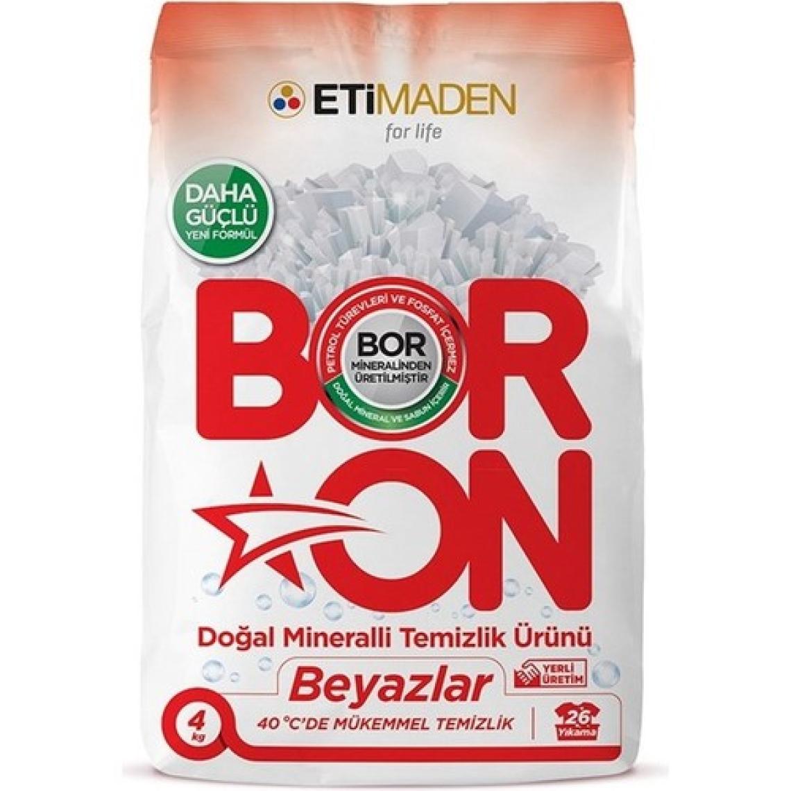 Boron Doğal Mineralli Toz Temizlik Ürünü 4 kg - Beyazlar 2 Adet