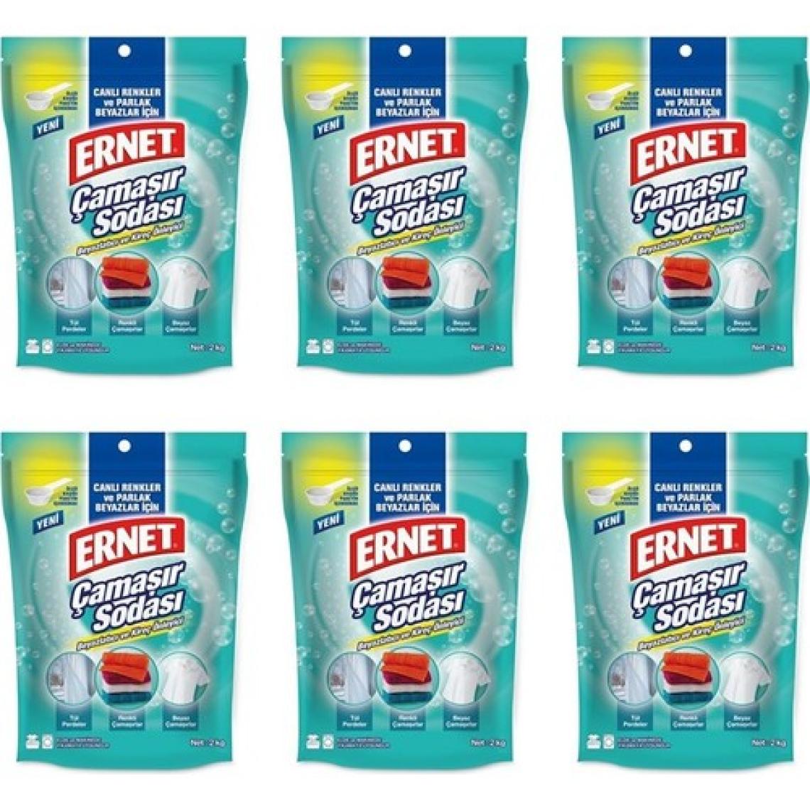 Ernet Çamaşır Sodası 2 kg 6'Lı