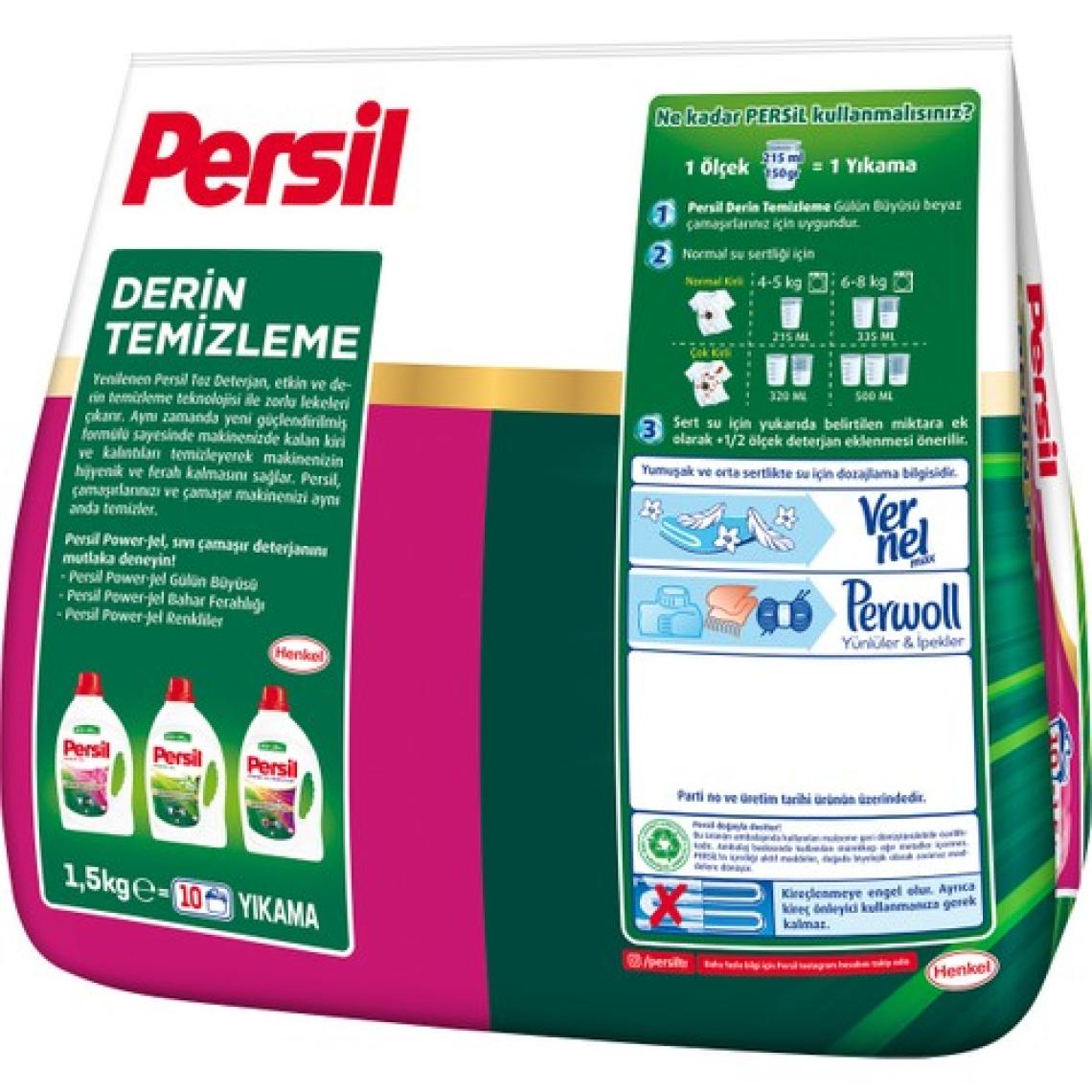 Persil Gülün Büyüsü 1.5 kg 10 Yıkama Beyazlar için Toz Çamaşır Deterjanı