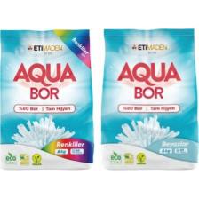 Boron Aquabor Çamaşır Deterjanı Renkli ve Beyazlar İçin 6*2 12 kg 80 Yıkama