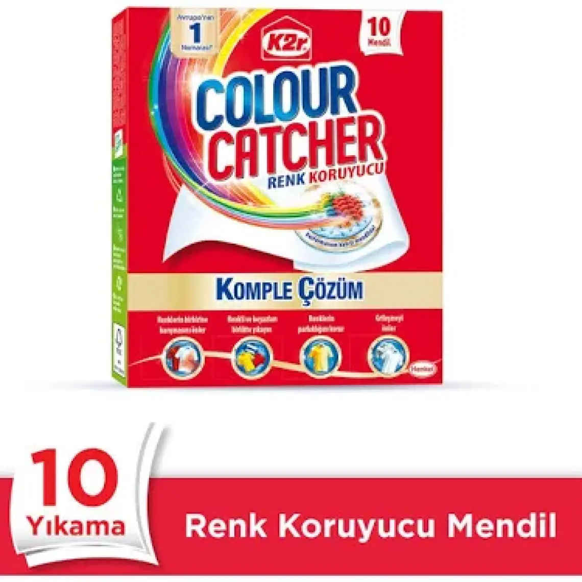 K2r Renk Koruyucu Mendil 10'lu