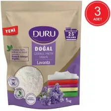Duru Doğal Granül Matik Sabun Lavanta 1 kg x 3 Adet 75 Yıkama