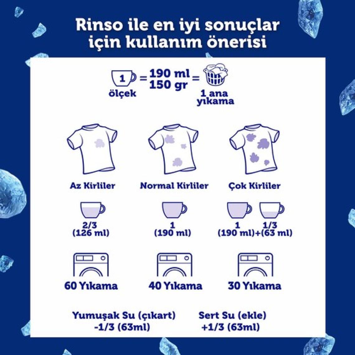 Rinso 6 kg Toz Deterjan