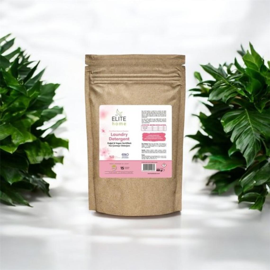 The Elite Home Doğal ve Vegan Sertifikalı Toz Çamaşır Deterjanı ( Lavanta Yağlı ) 400 gr
