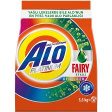 Alo Platinum 5.5 Kg Fairy Etkili Renkliler Hızlı Çözülme Toz Deterjan