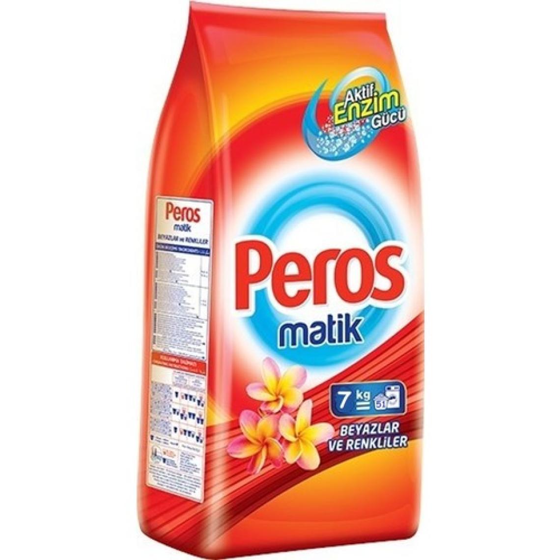 Peros Matik Beyazlar ve Renkliler için 7 kg Toz Deterjan