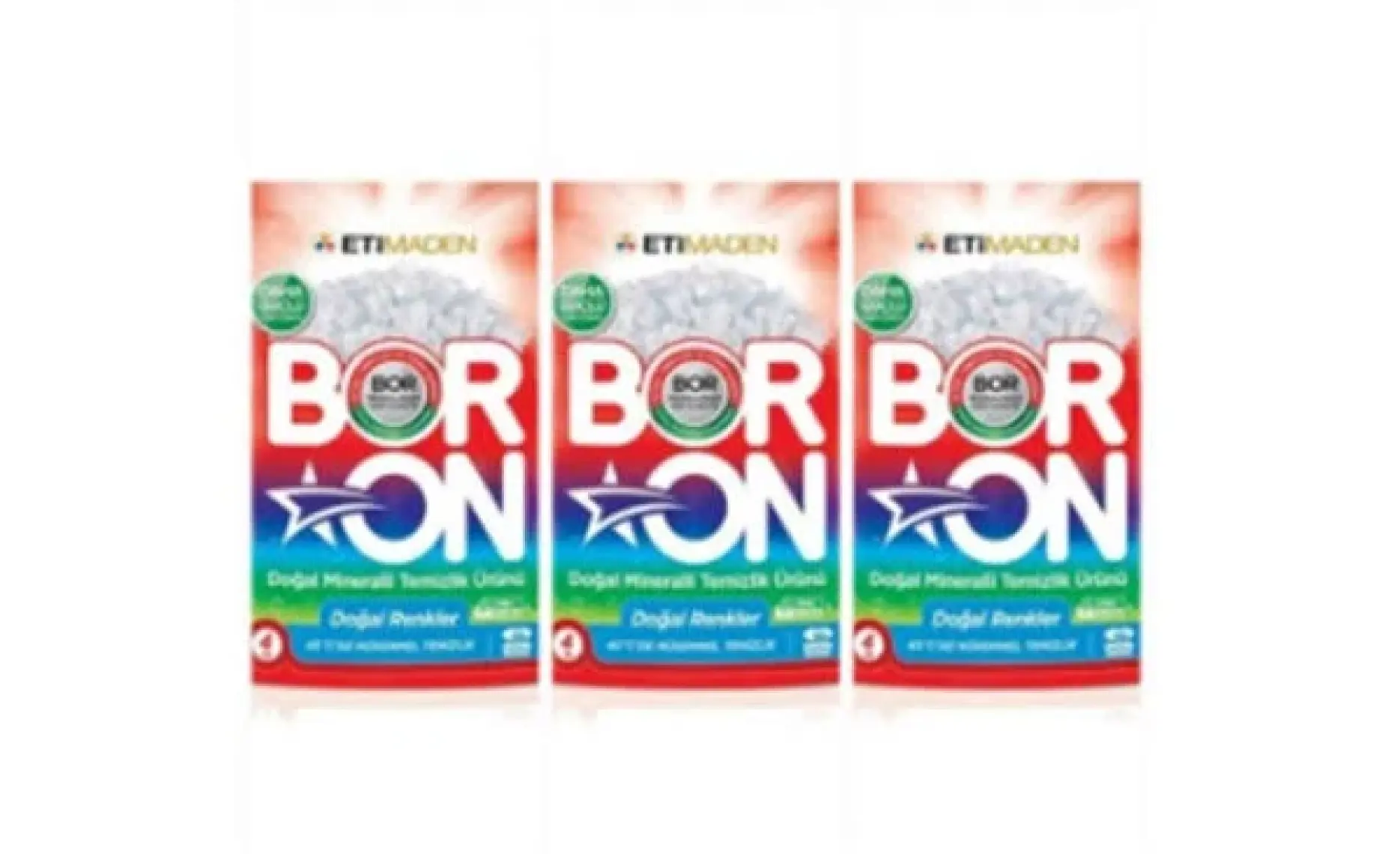 Boron Doğal Mineralli Temizlik Ürünü Renkliler İçin 4 kg x 3 Adet