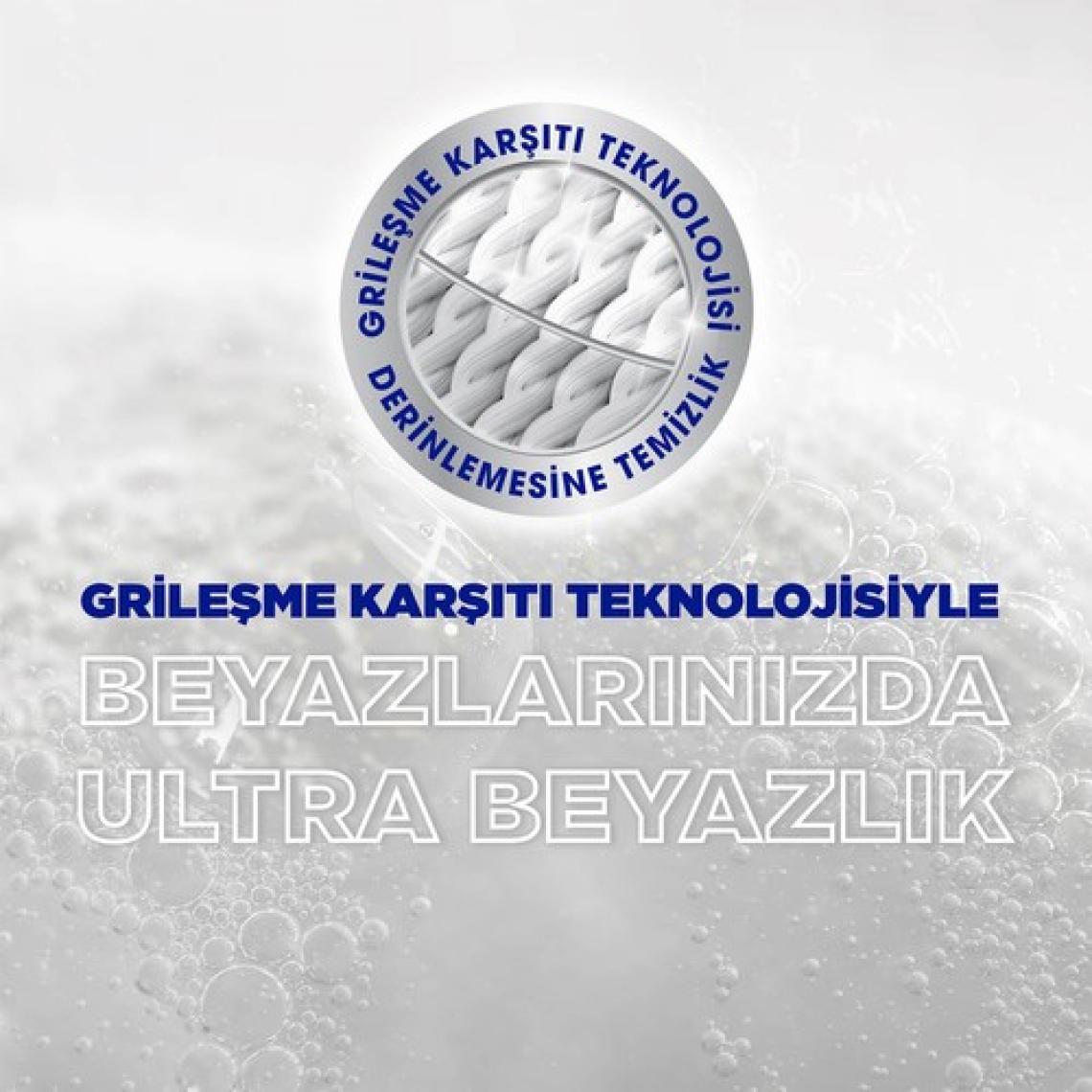Rinso Beyaz Sirke ve Çamaşır Sodası Beyazlar Için Toz Deterjan 6 kg