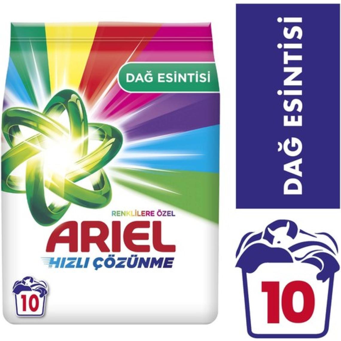 Ariel Dağ Esintisi Renklilere Özel 1.5 Kg Toz Çamaşır Deterjanı