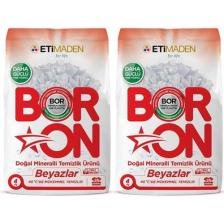 Boron Doğal Mineralli Toz Temizlik Ürünü 4 kg - Beyazlar 2 Adet
