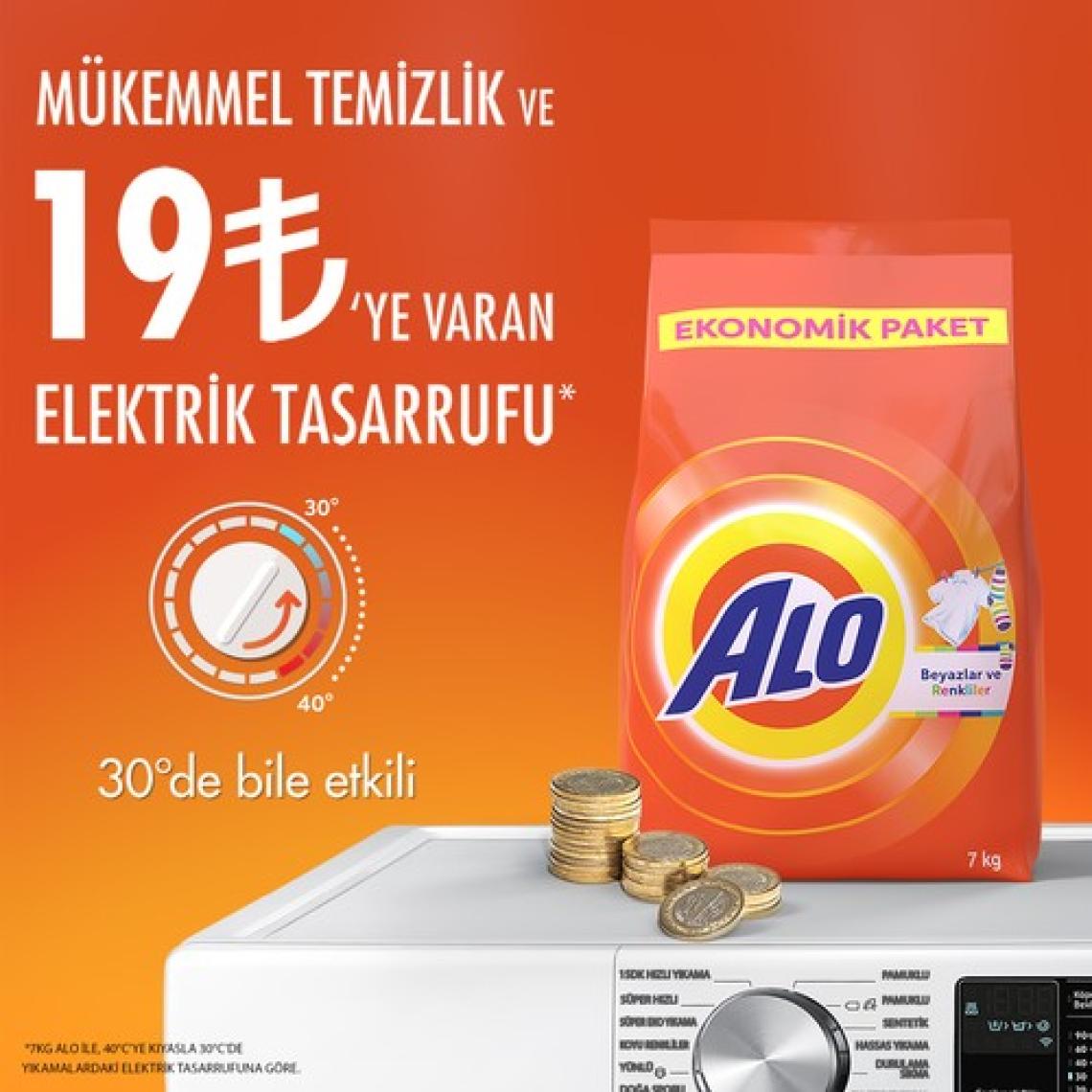 Alo Platinum Toz Çamaşır Deterjanı Fairy Etkili 5 kg+Renkliler İçin 5 kg
