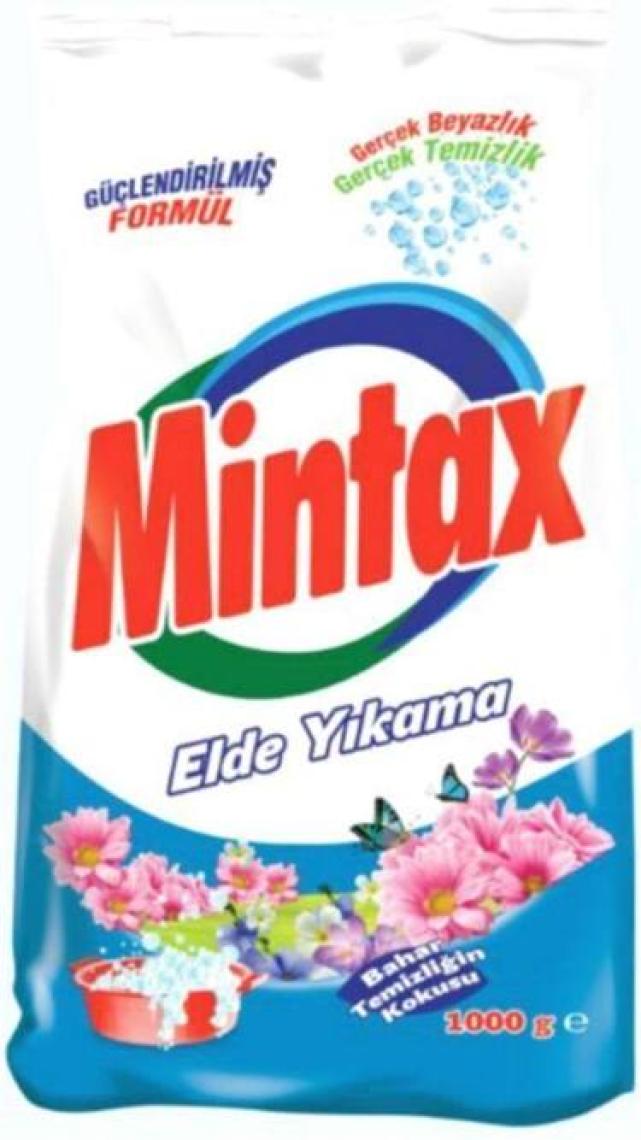 Mintax Elde Yıkama Toz Deterjan 1 kg