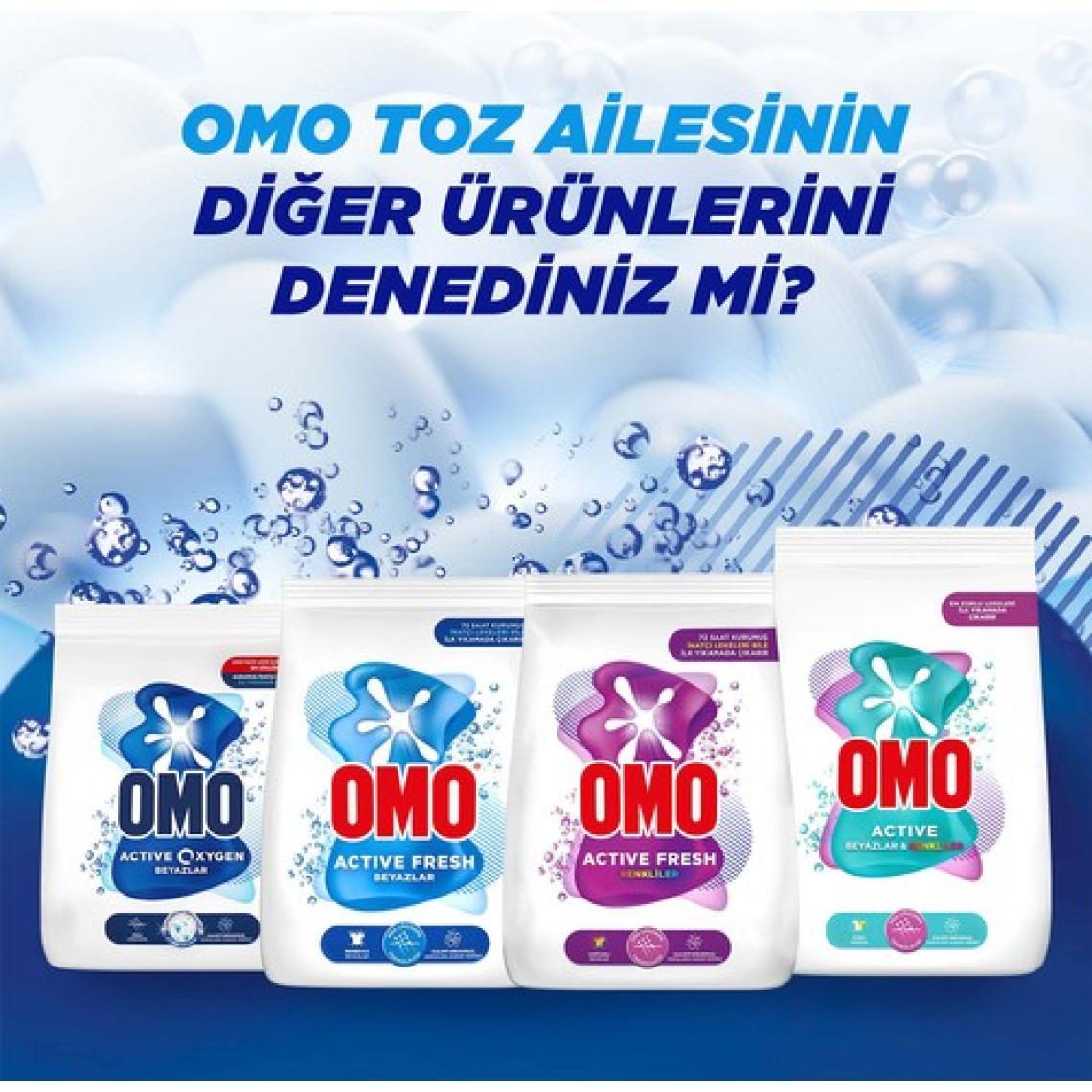 Omo Active Oxygen Beyazlar Toz Deterjanı 9 KG