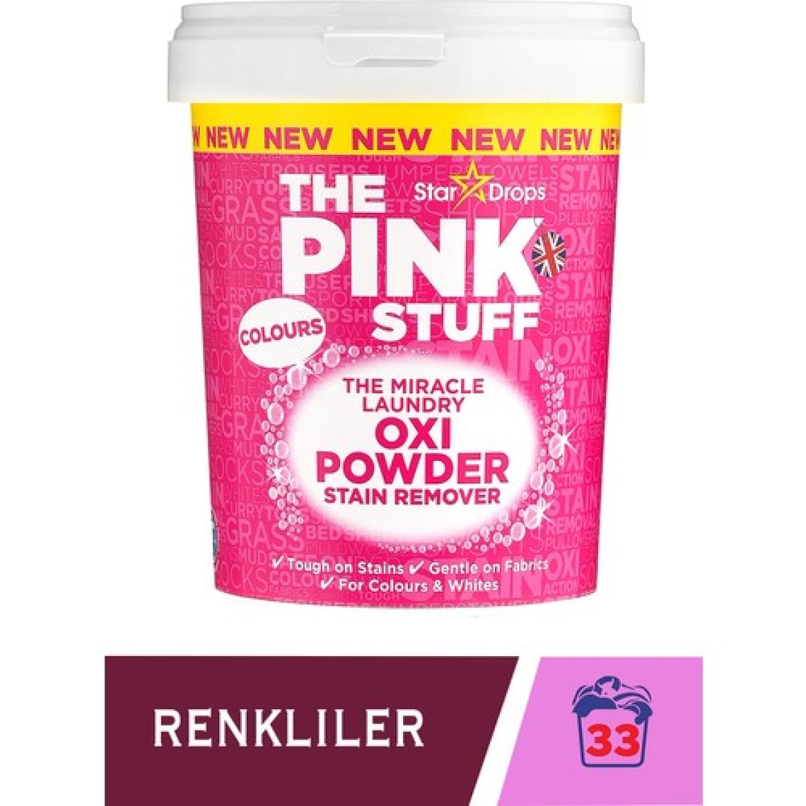 The Pink Stuff Mucizevi Oxi Renkliler 1 kg Toz Leke Çıkarıcı
