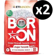Boron Doğal Mineralli Temizlik Ürünü Doğal Temizlik Beyazlar 4 kg x 2 Adet (52 Yıkama)