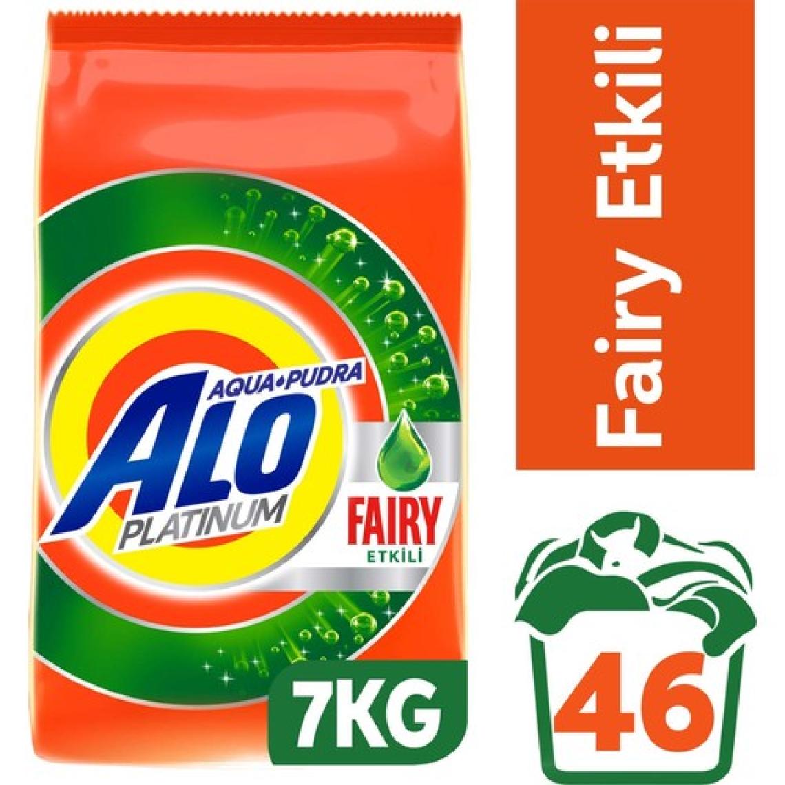 Alo Platinum 7 kg Fairy Etkili Beyazlar Aquapudra Toz Deterjan