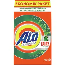 Alo Platinum 7 kg Fairy Etkili Beyazlar Aquapudra Toz Deterjan