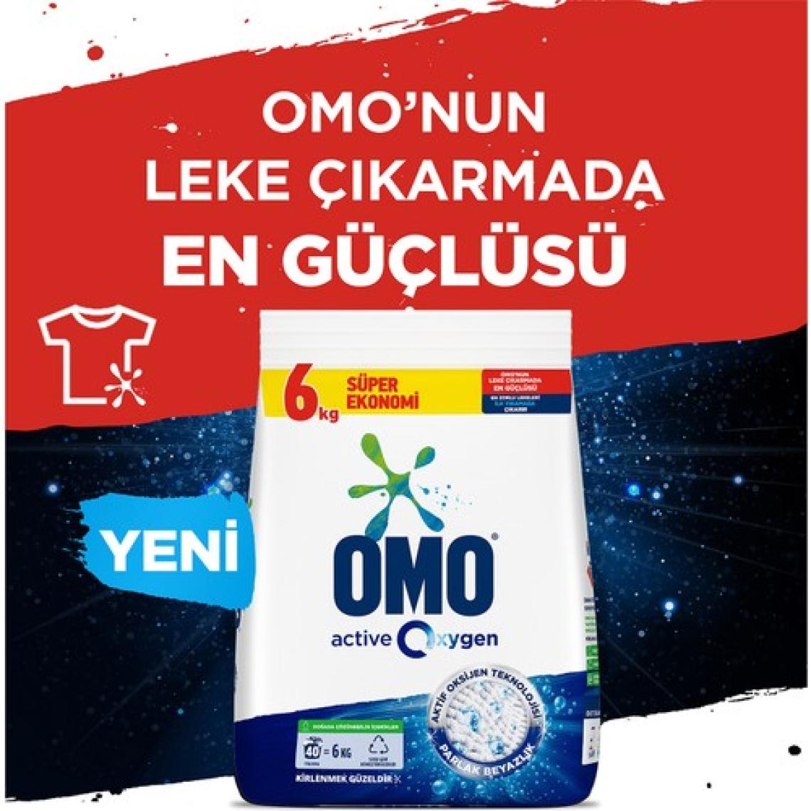 Omo 40 Yıkama 6 kg Toz Deterjan