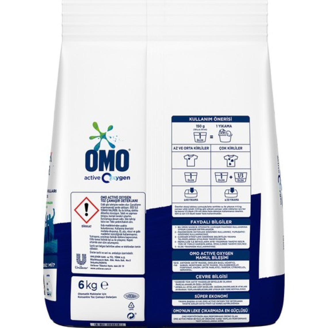 Omo 40 Yıkama 6 kg Toz Deterjan