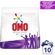 Omo Active Fresh Toz Çamaşır Deterjanı Renkliler İçin Renklilerinizi Koruyarak En Zorlu Lekeleri İlk Yıkamada Çıkarır 1.5 KG 10 Yıkama 1 Adet