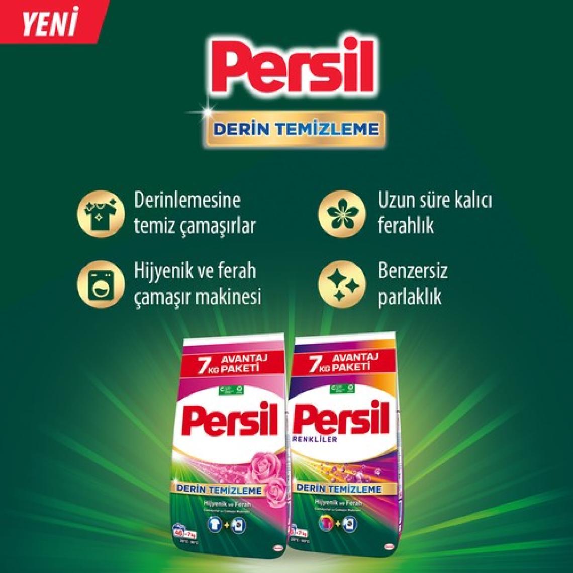 Persil Expert Toz Çamaşır Deterjanı Vernel Gülün Büyüsü Kokulu 7 kg