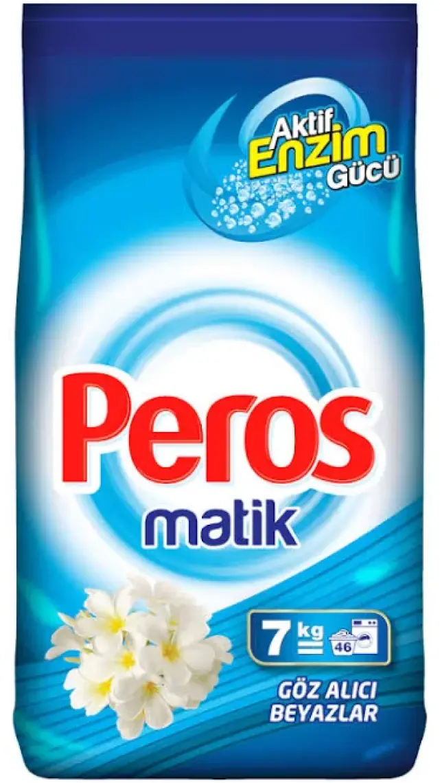 Peros Matik Göz Alıcı Beyaz 7 kg