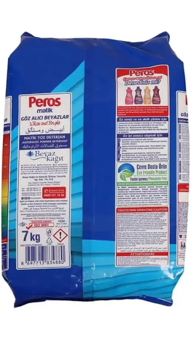 Peros Matik Göz Alıcı Beyaz 7 kg