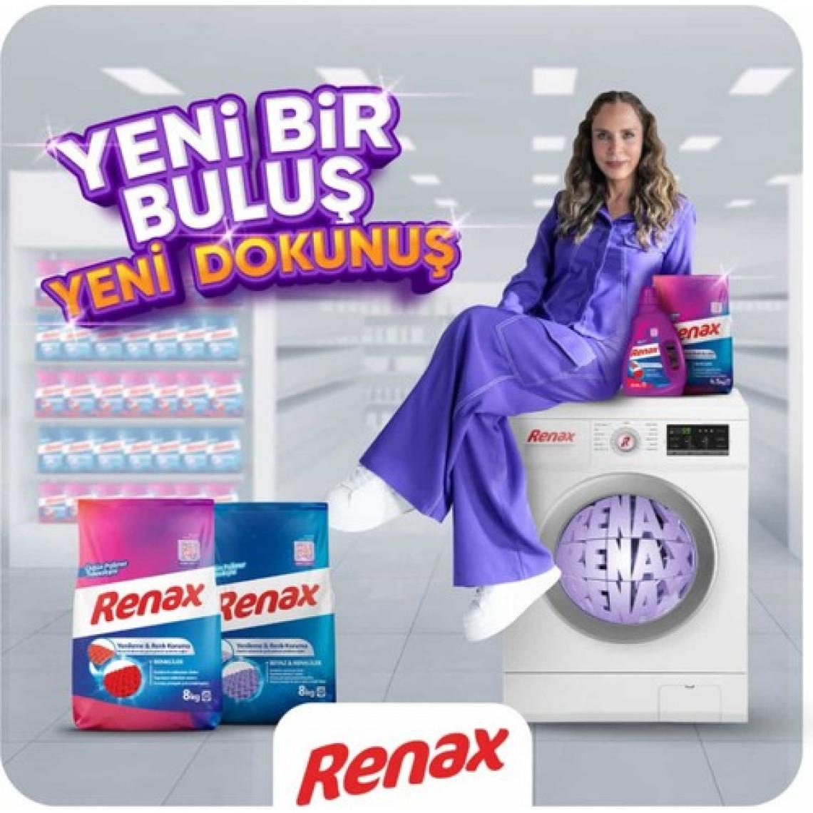 Renax Matik Renkliler Için Toz Çamaşır Deterjanı 16 kg