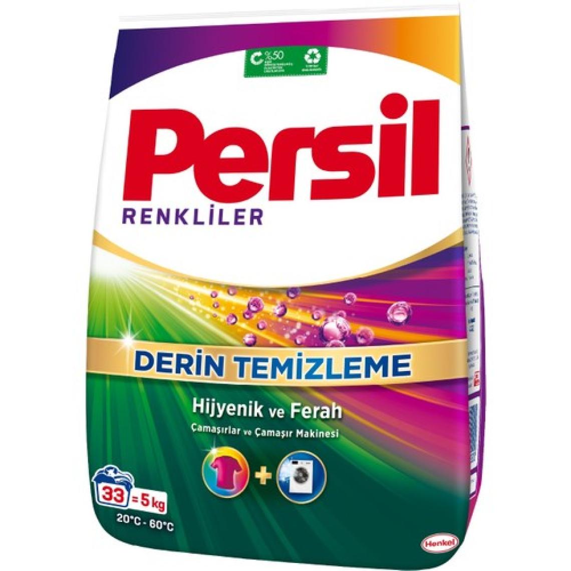 Persil Toz Çamaşır Deterjanı Renkliler Için 5kg (33 Yıkama)