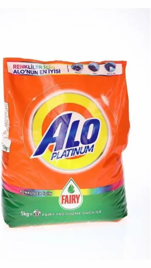 Alo Platinum 5 kg Toz Çamaşır Deterjanı Fairy Etkili Renkliler İçin